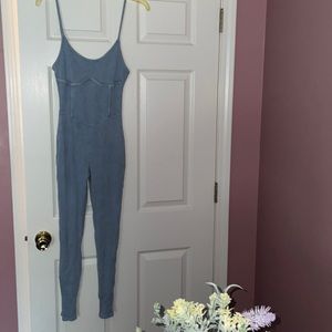 Blue jumpsuit from MadRag size Large